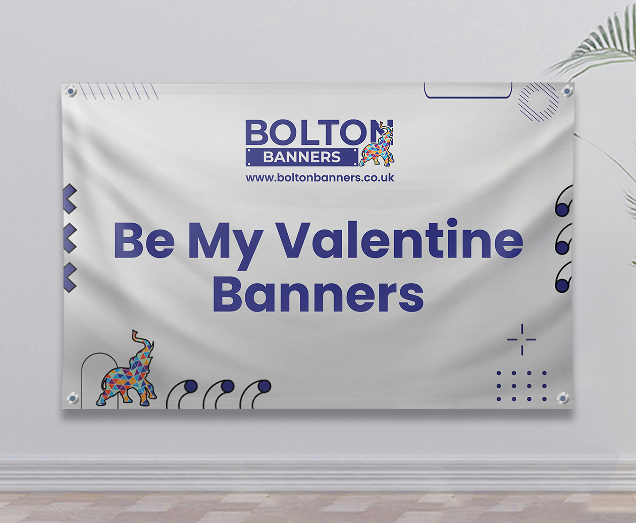 Be My Valentine Banners