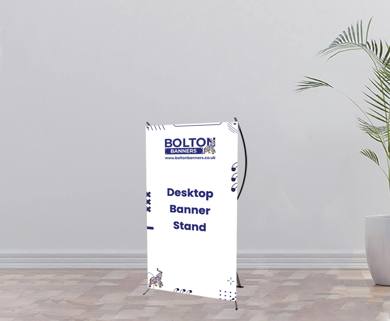 Desktop Banner Stand (Hardware Only)