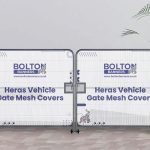 Heras Vehicle Gate Mesh Covers