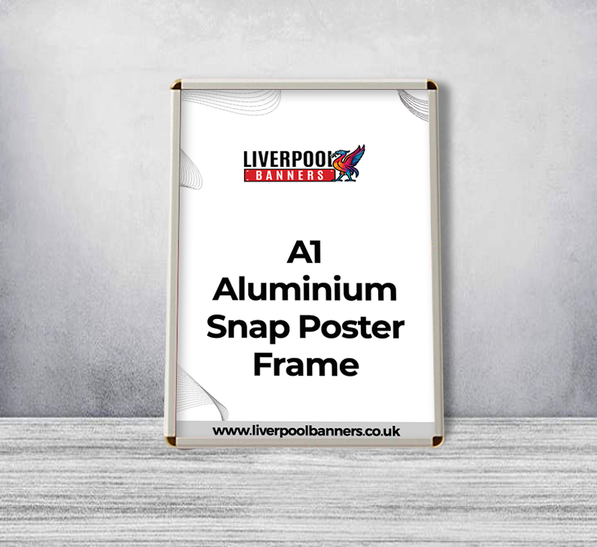 A1 Aluminium Snap Poster Frame (With Printed Poster)