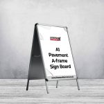 A1 Pavement A-frame Sign Board (With Printed Poster)