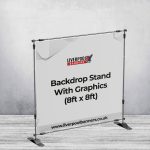 Backdrop Stand With Graphics (8ft x 8ft)