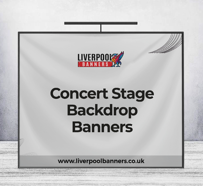 Concert Stage Backdrop Banners