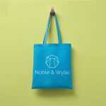 Custom Printed Cotton Shoppers (Long Handle)