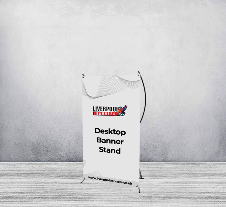 Desktop Banner Stand
