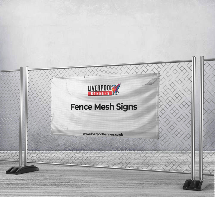 Fence Mesh Signs