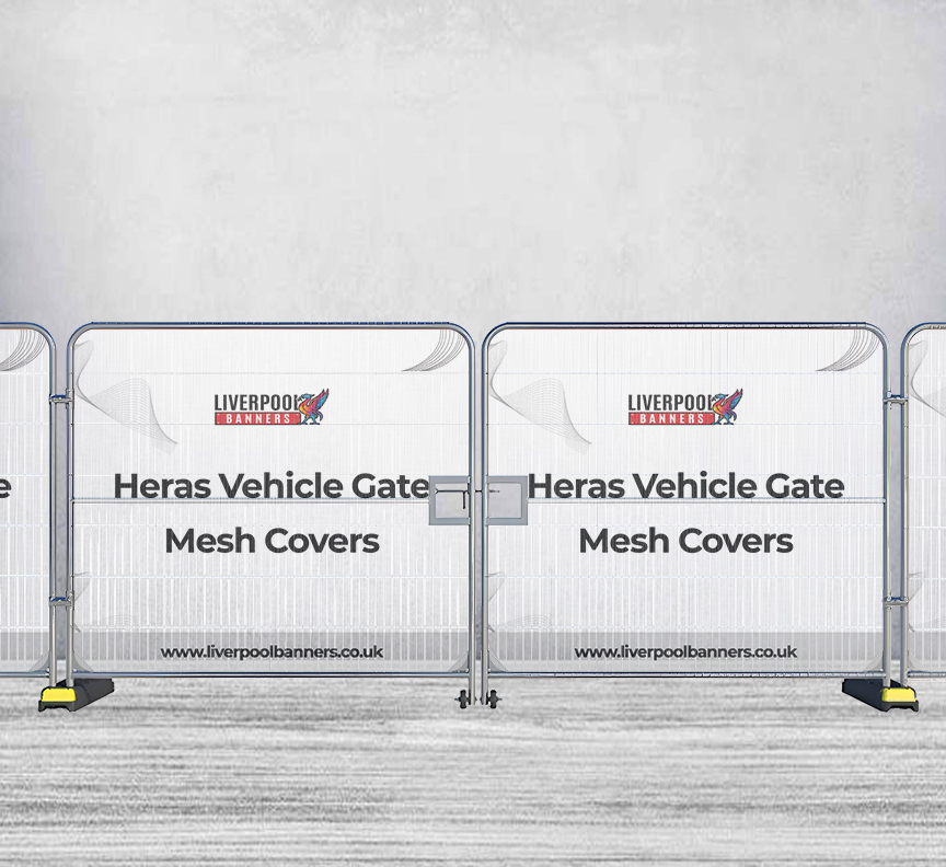 Heras Vehicle Gate Mesh Covers