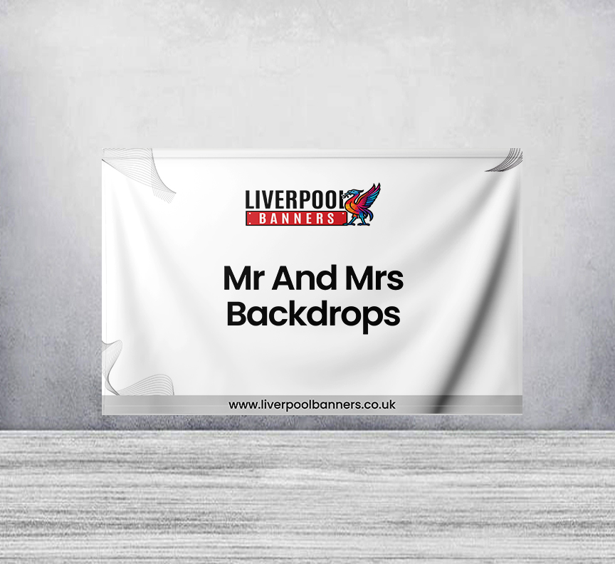 Mr And Mrs Backdrops