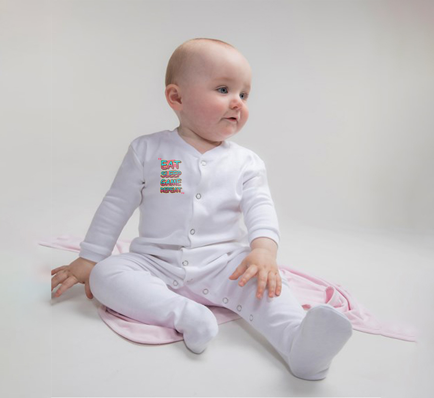 Personalised Baby Sleepsuits