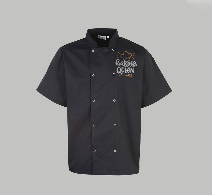 Personalised Chef Short Sleeve Jackets