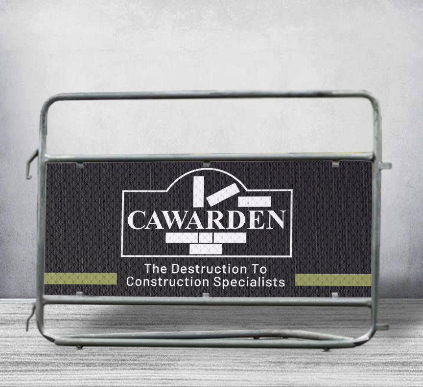 POLICE CROWD BARRIER COVERS & BANNERS – PVC MESH