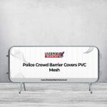 Police Crowd Barrier Covers PVC Mesh